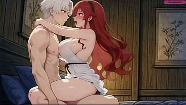 Rudy Tales EP 3 - redhead wife gets fucked hard in her wedding night. - AI GENERATED